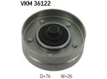 Skf Vkm 36122 - Oe 9143643 Puleggia Folle, Cinghia A V Per S40 I (644), V40 (645)