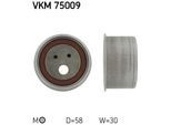 Skf Vkm 75009 - Oe Md 169592 Puleggia Tenditore, Cinghia Di Distribuzione Per V40 (645), S40 I (644)