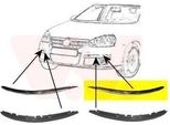 Van Wezel 5886483 - Fascione Paraurti Anteriore Sinistro Oe 1K0807243A Per Golf V (1K), Jetta Iii (1K2)