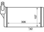 Mahle Ah 47 000S - Oe 701819031A Scambiatore Di Calore, Riscaldatore Per T4