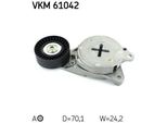 Skf Vkm 61042 - Oe 16620 0N010 Spannolinamento, Cuscinetti Per Yaris (P9), Yaris (P13), Verso S (P12), Urban Cruiser (P1), Corolla (E18), Corolla (E15), Auris (E18), Auris (E15)