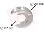 Van Wezel 5874373 - Oe 7D1615611 Piastra Di Ancoraggio, Asse Posteriore Per T4