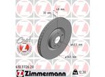 Zimmermann 610.3726.20 - Disco Freno Per S60 Iii (224), S90 Ii (234), V60 Ii (225, 227), V90 Ii (235, 236), XC40 (536), XC60 Ii (246), XC90 Ii (256)