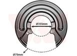 Van Wezel 5897373 - Oe 7E0615611 Piastra Di Ancoraggio, Asse Posteriore Per T5, T6