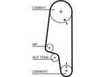 Gates 5427XS Cinghia Dentata Oe 030109119H Compatibile Con Vento, Polo 6V, Polo Playa, Polo 6N, Polo 9N, Lupo, Golf Iii, Fox, Caddy, Inca, Ibiza, Cordoba, Arosa