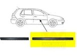 Van Wezel 5888404 - Oe 1J4 853 516 G Modanatura Anteriore Destra Per Bora (1J), Golf Iv (1J)