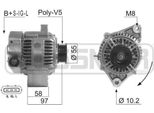 Era 210628A - Alternatore Oe 27060 16320 Per Camry (V1), Camry (V2), Carina E (T19), Picnic (XM1), Rav 4 I (A1)