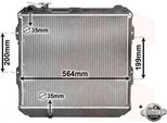 Van Wezel 58002088 - Oe 1640004010 Radiatore, Raffreddamento Motore Per Taro