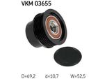 Skf Vkm 03655 - Puleggia Alternatore Di Primo Equipaggiamento 6G9N 6A312 Af Per S80 Ii (124), V60 I (155, 157), V70 Iii (135), XC60 (156), S60 Ii (134), XC70 Ii (136), XC90 I (275)