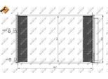 Nrf 35641 - Oe 8846042100 Condensatore Aria Condizionata Con Essiccatore Per Previa Iii (R2, R5), Rav 4 Iii (A3)