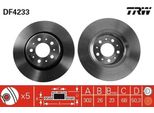 Trw DF4233 - Oe 272276 Disco Freno Per S70 (874), V70 I (875, 876), C70 I (872, 873), XC70 (295)