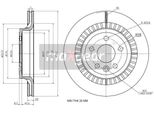 Maxgear 19-2335 - Oe 31277357 Disco Freno, Asse Posteriore Per XC60 (156)