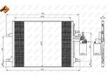 Nrf 35930 - Oe 8G9119710AC Condensatore Aria Condizionata Con Essiccatore Per S60 Ii (134), S80 Ii (124), V60 I (155, 157), V60 Ii (225, 227), V70 Iii (135), XC60 (156), XC60 Ii (246), XC70 Ii (136)