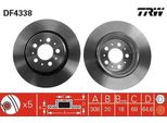 Trw DF4338 - Disco Freno Oe 31423152 Per XC90 I (275)