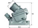 Mahle Th 36 90D - Termostato Acqua Di Raffreddamento Oe 306372178 Per S60 I (384), S80 I (184), S80 Ii (124), V50 (545), V70 Ii (285), V70 Iii (135), XC60 (156), XC70 (295), XC70 Ii (136), XC90 I (275)
