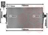 Van Wezel 59004137 - Intercooler Oe 30741580 Per S60 I (384), S80 I (184), V70 Ii (285), XC70 (295)