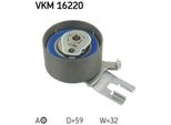 Skf Vkm 16220 Tendicinghia, Cinghia Dentata Oe 30638278 Compatibile Con C30, C70, S40, S60, S80, V40, V50, V60, V70, XC60, XC70, XC90