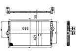 Mahle Ci 520 000S - Intercooler Oe 30741579 Per XC90 I (275)