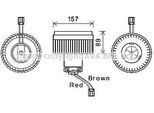 Prasco VO8177 - Motore Soffiatore Oe 30715482 Per S60 I (384), S80 I (184), V70 Ii (285), XC70 (295), XC90 I (275)
