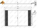 Nrf 35882 - Condensatore Aria Condizionata Oe 31292021 Per V50 (545), S40 Ii (544), C70 Ii Cabriolet (542), C30 (533)