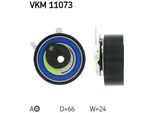 Skf Vkm 11073 - Oe 074 130 195 B Puleggia Tenditore, Cinghia Di Distribuzione Per V70 Ii (285), V70 I (875, 876), S80 I (184), S70 (874), T4