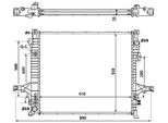 Nrf 58356 - Oe 30636430 KüHler, MotorküHlung Per XC90 I (275)