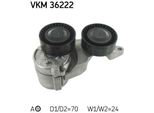 Skf Vkm 36222 - Puleggia Tenditore Oe 30757282, Cinghia A V Per S60 I (384), S80 I (184), V70 Ii (285), XC70 (295), XC90 I (275)