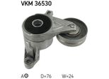 Skf Vkm 36530 - Oe 9179314 Puleggia Tenditore, Cinghia A V Per S70 (874), S80 I (184), V70 I (875, 876), V70 Ii (285)
