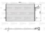 Valeo 814323 - Condensatore Aria Condizionata Oe 30647932 Per C30 (533), C70 Ii Cabriolet (542), S40 Ii (544), V50 (545)