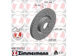 Zimmermann 600.3261.52 - Disco Freno Per Polo (AE1, AW1, BZ1)