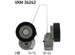 Skf Vkm 36242 - Oe 6G9N 7739 Ad Puleggia Tenditore, Cinghia A V Per S60 Ii (134), S80 Ii (124), V60 I (155, 157), V70 Iii (135), XC60 (156), XC70 Ii (136), XC90 I (275)
