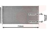 Van Wezel 59015702 - Oe 31657301 Condensatore Aria Condizionata Con Essiccatore Per S90 Ii (234), S60 Ii (134), S60 Iii (224), XC60 Ii (246), V60 Ii (225, 227), V90 Ii (235, 236)