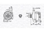 Magneti Marelli 063377417010 - Alternatore Per Focus Ii, Focus C-Max (DM2)