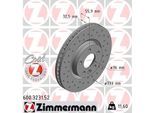 Zimmermann 600.3231.52 - Disco Freno Per T5