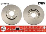 Trw DF4045 - Oe 8E0 615 301 A Disco Freno Per Passat (3B)