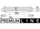 Mahle Ci 260 000P - Intercooler Oe 3M519L440DF Per C70 Ii Cabriolet (542), S40 Ii (544), V50 (545), C30 (533)