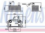 Nissens 90779 - Radiatore Olio Oe 30774663 Per S60 I (384), S80 I (184), V70 Ii (285), XC70 (295), XC90 I (275)