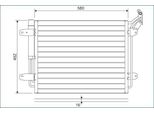 Valeo 814091 - Condensatore Aria Condizionata Oe 5N0820411C Per Tiguan (5N)