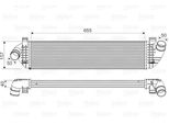 Valeo 818571 - Intercooler Oe 30680124 Per C30 (533), C70 Ii Cabriolet (542), S40 Ii (544), V50 (545)