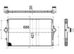 Mahle Ci 522 000S - Intercooler Oe 8671694 Per XC70 (295), S60 I (384), S80 I (184), V70 Ii (285)