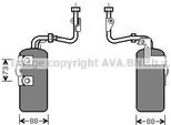 Prasco VOD126 - Essiccatore Aria Condizionata Oe 1281837 Per C30 (533), C70 Ii Cabriolet (542), S40 Ii (544), V50 (545)