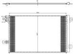 Nrf 350369 - Oe 7E0820411F Condensatore Aria Condizionata Con Essiccatore Per T6