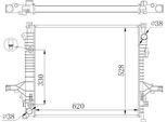 Nrf 550019 - Oe 31293550 Radiatore, Raffreddamento Motore Per XC90 I (275)
