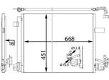Mahle Ac 774 000S - Oe 7E0820411B Condensatore Aria Condizionata Con Essiccatore Per T5