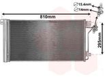 Van Wezel 58005236 - Oe 7H0820411B Condensatore Aria Condizionata Con Essiccatore Per T5