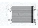 Magneti Marelli 350203833000 - Condensatore Aria Condizionata Oe 5N0820411C Con Essiccatore Per Tiguan (5N)