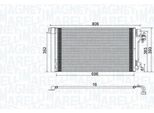 Magneti Marelli 350203962000 - Oe 7H0820411B Condensatore Aria Condizionata Con Essiccatore Per T5