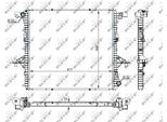 Nrf 59145 - Oe 2H0121253A Radiatore, Raffreddamento Motore Per Amarok