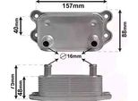Van Wezel 59013701 - Radiatore Olio Oe 30637966 Per C30 (533), C70 Ii Cabriolet (542), S40 Ii (544), V50 (545)