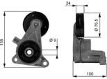 Gates T38437 - Oe 9179314 Puleggia Tenditore, Cinghia A V Per S70 (874), S80 I (184), V70 I (875, 876), V70 Ii (285)